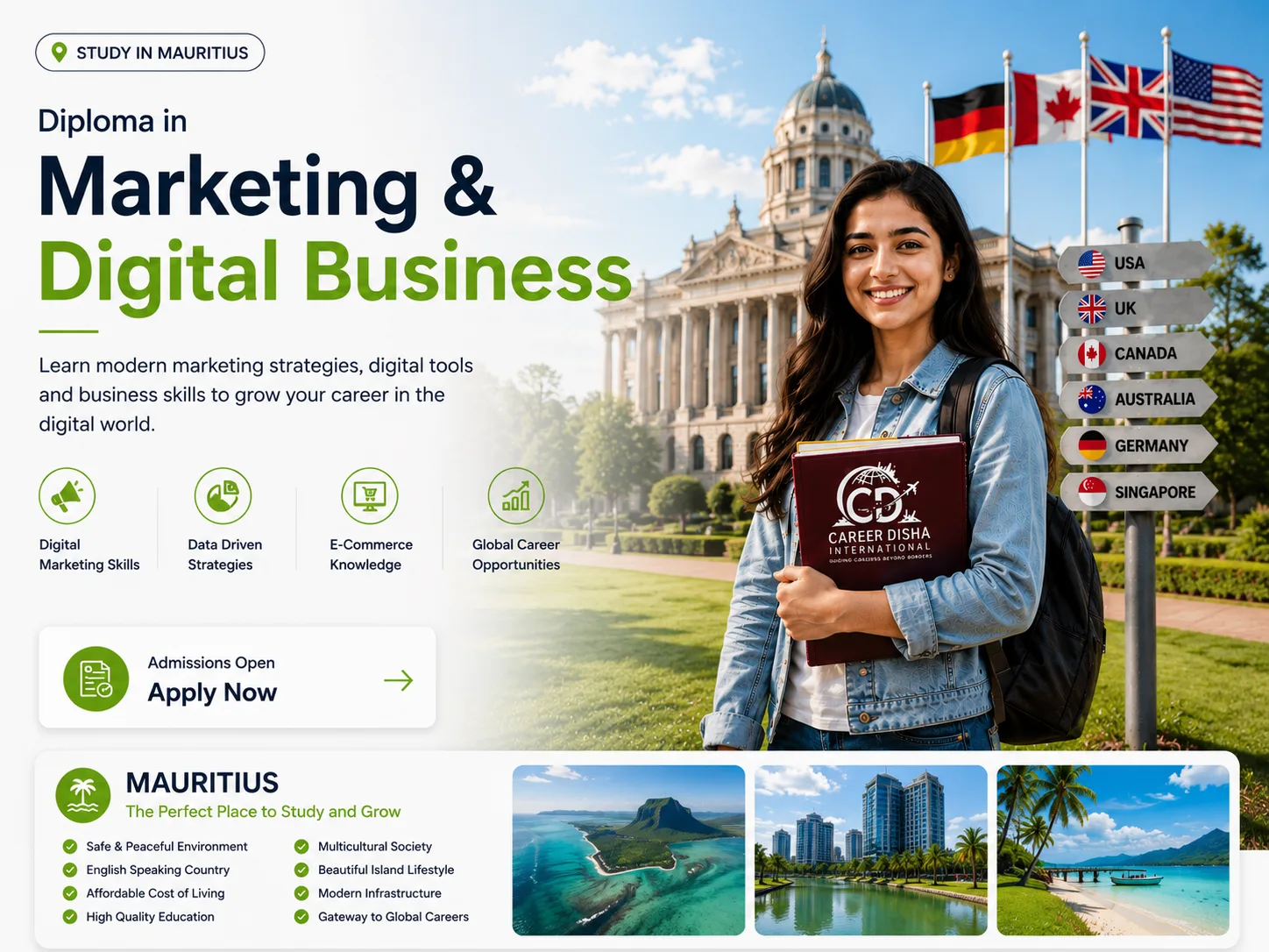 Diploma in Marketing & Digital Business students